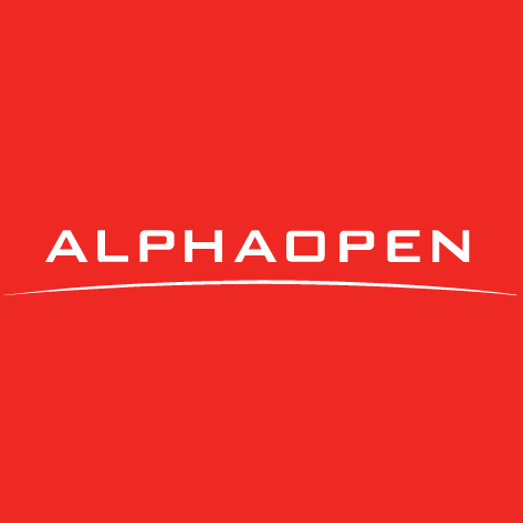 Логотип Alphaopen