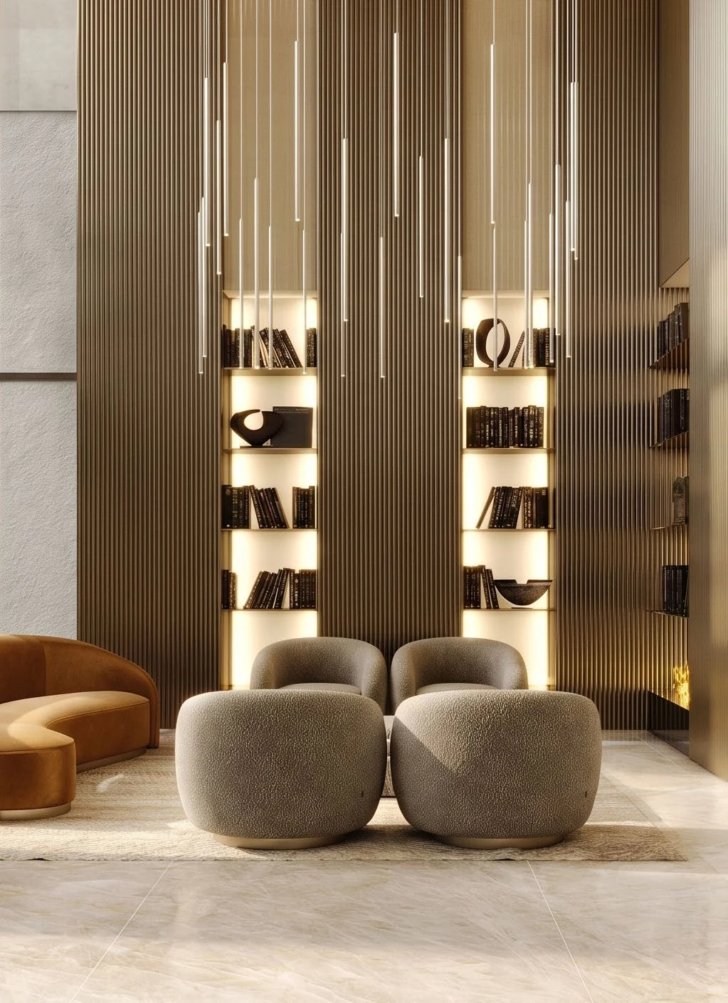 Коллекция Лужники Luzhniki Collection — Коллекция Лужники · лобби Waterfront · Визуализация