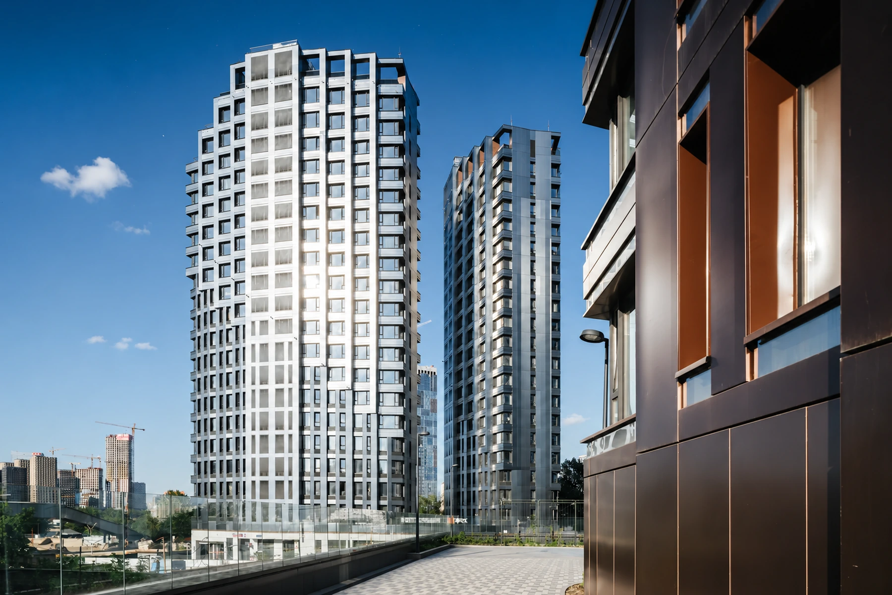 Роттердам Rotterdam — Фасады жилых башен «Роттердама»